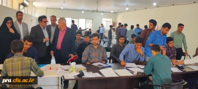 بازدید دکتر رحیمی معاون مرکز توسعه بهسازی و توانمندی سرمایه انسانی دانشگاه فرهنگیان از  پردیس حضرت رسول اکرم (ص) اهواز