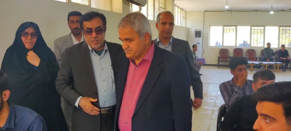 بازدید دکتر رحیمی معاون مرکز توسعه بهسازی و توانمندی سرمایه انسانی دانشگاه فرهنگیان از  پردیس حضرت رسول اکرم (ص) اهواز 2