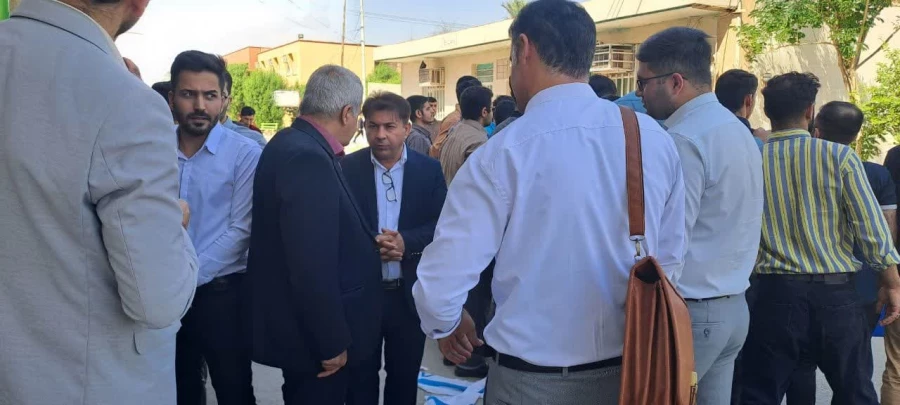 بازدید دکتر رحیمی معاون مرکز توسعه بهسازی و توانمندی سرمایه انسانی دانشگاه فرهنگیان از  پردیس حضرت رسول اکرم (ص) اهواز 2