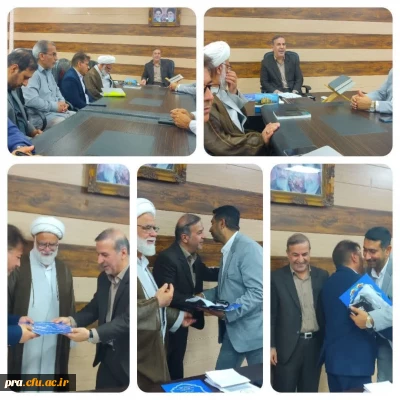 برگزاری جلسه معارفه دکترحاذق نژاد به عنوان معاونت توسعه منابع و امور دانشجویی پردیس حضرت رسول اکرم (ص) اهواز