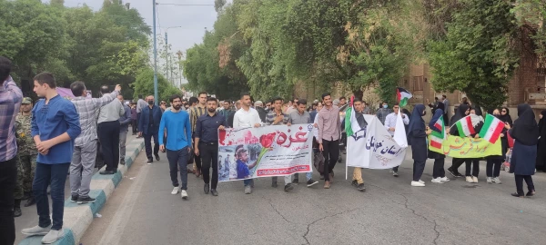 حضور پرشور دانشجو معلمان وکارکنان دانشگاه فرهنگیان استان خوزستان در راهپیمایی حمایت از مردم مظلوم فلسطین  8