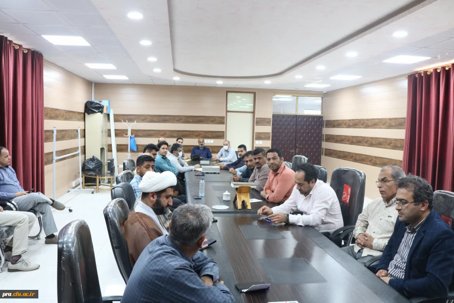 جلسه شورای اداری پردیس حضرت رسول اکرم(ص) 2