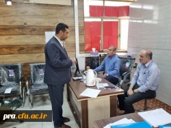 حضور مسئولین نظارت و تضمین کیفیت مدیریت پردیس های استان خوزستان  در پردیس حضرت رسول اکرم (ص) اهواز 2