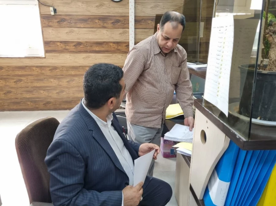 حضور مسئولین نظارت و تضمین کیفیت مدیریت پردیس های استان خوزستان  در پردیس حضرت رسول اکرم (ص) اهواز 2