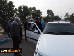 بازدید دکتر یوسفی نماینده ی مردم اهواز در مجلس شورای اسلامی و مهندس کرم نژاد مدیرکل آبفای استان خوزستان از پردیس حضرت رسول اکرم(ص) 2