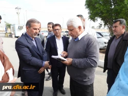 بازدید دکتر یوسفی نماینده ی مردم اهواز در مجلس شورای اسلامی و مهندس کرم نژاد مدیرکل آبفای استان خوزستان از پردیس حضرت رسول اکرم(ص) 2