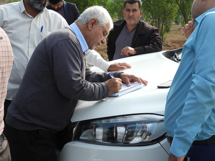 بازدید دکتر یوسفی نماینده ی مردم اهواز در مجلس شورای اسلامی و مهندس کرم نژاد مدیرکل آبفای استان خوزستان از پردیس حضرت رسول اکرم(ص) 2