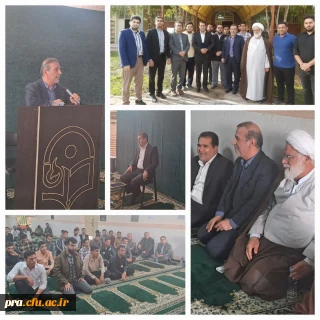 نشست صمیمی معاون سیاسی اجتماعی استانداری خوزستان با کارکنان و دانشجویان دانشگاه فرهنگیان به مناسبت سالروز تاسیس بسیج در پردیس حضرت رسول اکرم (ص)