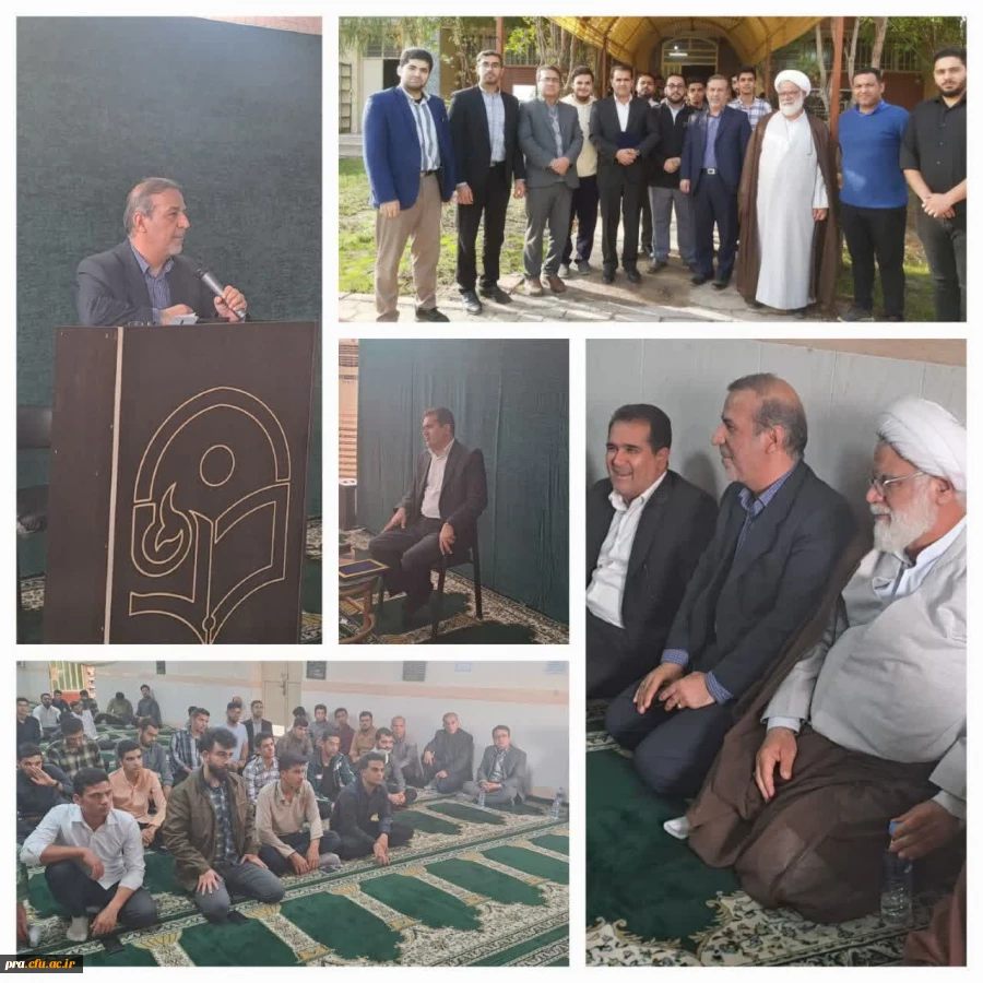 نشست صمیمی معاون سیاسی اجتماعی استانداری خوزستان با کارکنان و دانشجویان دانشگاه فرهنگیان به مناسبت سالروز تاسیس بسیج در پردیس حضرت رسول اکرم (ص) 2