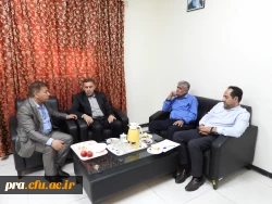 جلسه اداری معاونت پشتیبانی پردیس دکتر حاذق نژاد با واحد سرپرستی 2