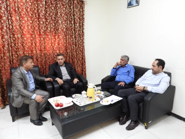 جلسه اداری معاونت پشتیبانی پردیس دکتر حاذق نژاد با واحد سرپرستی 2