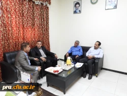 جلسه اداری معاونت پشتیبانی پردیس دکتر حاذق نژاد با واحد سرپرستی 5