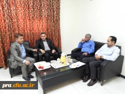 جلسه اداری معاونت پشتیبانی پردیس دکتر حاذق نژاد با واحد سرپرستی 3