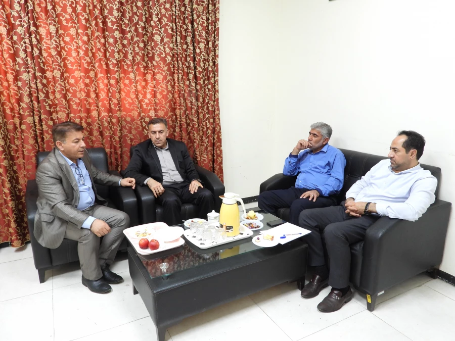 جلسه اداری معاونت پشتیبانی پردیس دکتر حاذق نژاد با واحد سرپرستی 3