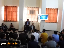 ارائه ابلاغ شیوه نامه انضباطی توسط معاونت هماهنگی و پشتیبانی پردیس دکتر حاذق نژاد به دانشجو معلمان مرکز دکتر حسابی 2