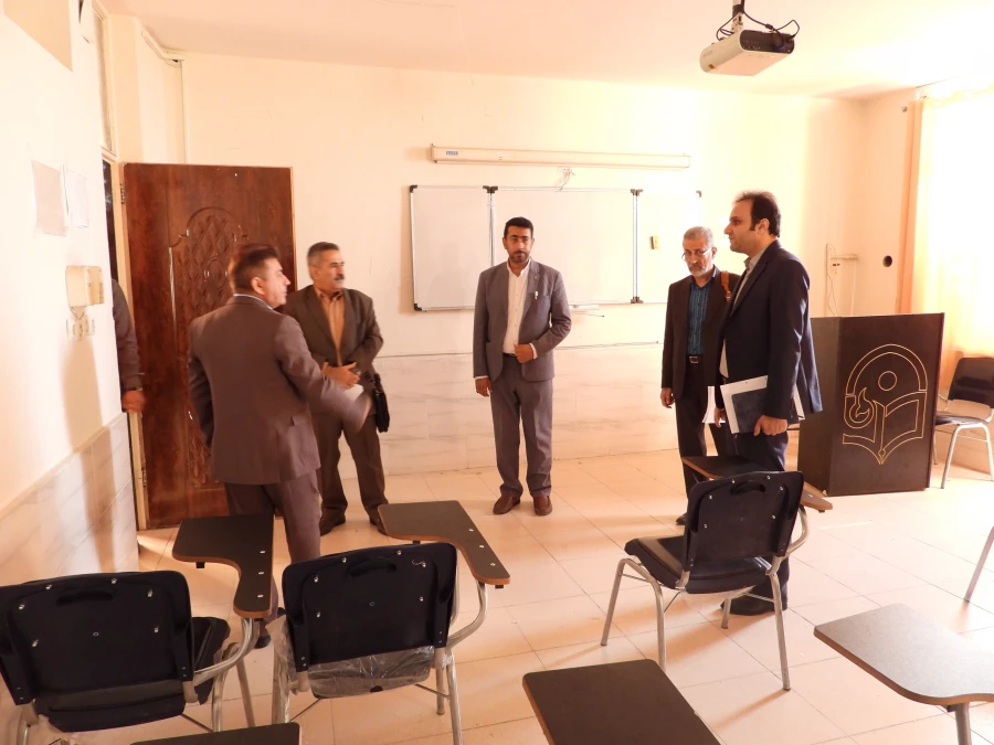 بازدید هیات نظارت، ارزیابی و تضمین کیفیت آموزش عالی  استان خوزستان از دانشگاه فرهنگیان پردیس حضرت رسول اکرم ص برادران خوزستان 7