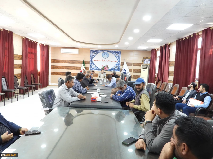 تشکیل جلسه شورای اداری پردیس حضرت رسول ارکم(ص) 2