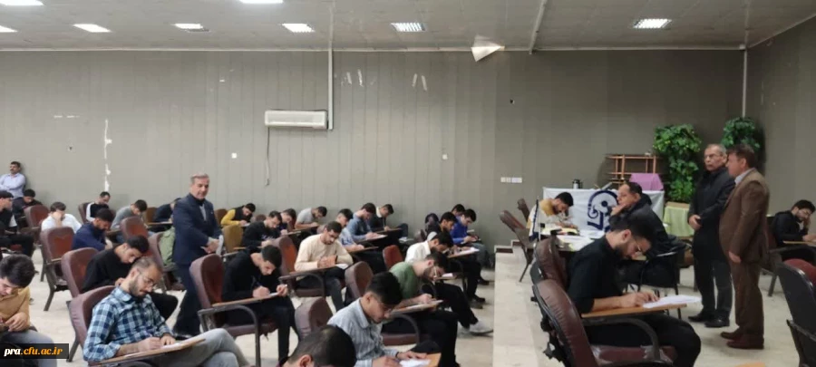 برگزاری امتحانات پایانی  نیمسال اول 1402 پردیس حضرت رسول اکرم (ص) اهواز 2
