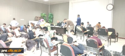 برگزاری امتحانات پایانی  نیمسال اول 1402 پردیس حضرت رسول اکرم (ص) اهواز