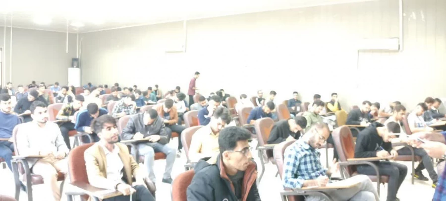 برگزاری امتحانات پایانی  نیمسال اول 1402 پردیس حضرت رسول اکرم (ص) اهواز 2