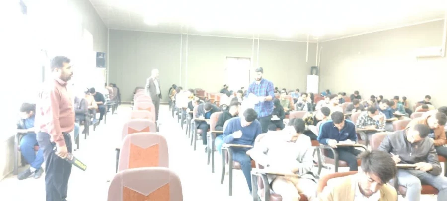 برگزاری امتحانات پایانی  نیمسال اول 1402 پردیس حضرت رسول اکرم (ص) اهواز 2