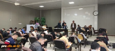 بازدید دکتر صالحی رئیس  دانشگاه فرهنگیان خوزستان  از روند برگزاری امتحانات پایان نیمسال اول پردیس حضرت رسول اکرم (ص)