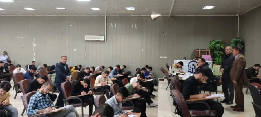 بازدید دکتر صالحی رئیس  دانشگاه فرهنگیان خوزستان  از روند برگزاری امتحانات پایان نیمسال اول پردیس حضرت رسول اکرم (ص) 2