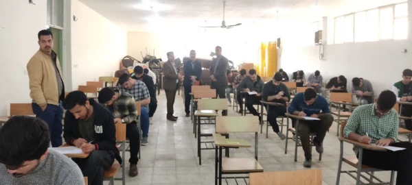 بازدید دکتر صالحی رئیس  دانشگاه فرهنگیان خوزستان  از روند برگزاری امتحانات پایان نیمسال اول پردیس حضرت رسول اکرم (ص) 2