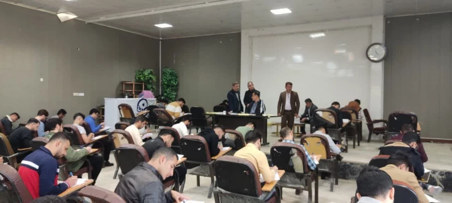 بازدید دکتر صالحی رئیس  دانشگاه فرهنگیان خوزستان  از روند برگزاری امتحانات پایان نیمسال اول پردیس حضرت رسول اکرم (ص) 2