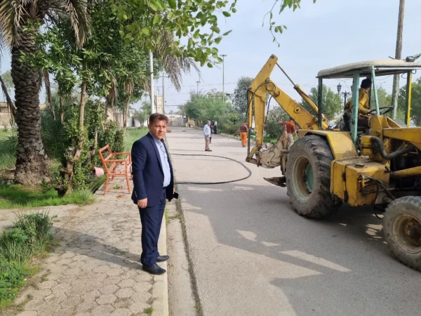 عملیات لایروبی فافضلابها  و جدول کشی بلوارهای داخلی پردیس  2