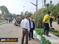 عملیات لایروبی فافضلابها  و جدول کشی بلوارهای داخلی پردیس  8