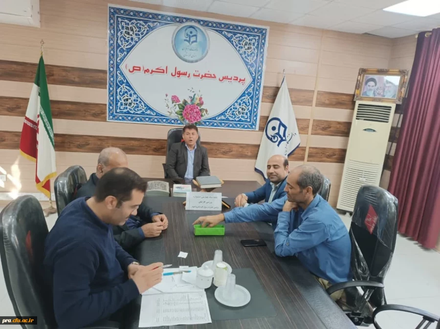 نشست کمیته اجرایی چهارمین جشنواره ورزشی کارکنان پردیس حضرت رسول اکرم (ص) خوزستان  2