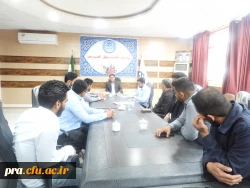 جلسه توجیهی معاونت پشتیبانی وامور دانشجویی و مسئول حراست با نگهبانان پردیس حضرت رسول اکرم و مرکز دکتر حسابی 2