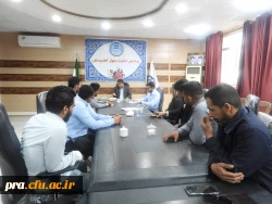 جلسه توجیهی معاونت پشتیبانی وامور دانشجویی و مسئول حراست با نگهبانان پردیس حضرت رسول اکرم و مرکز دکتر حسابی 3