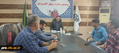 جلسه معاونت پشتیبانی و امور دانشجویی با کارکنان خدماتی