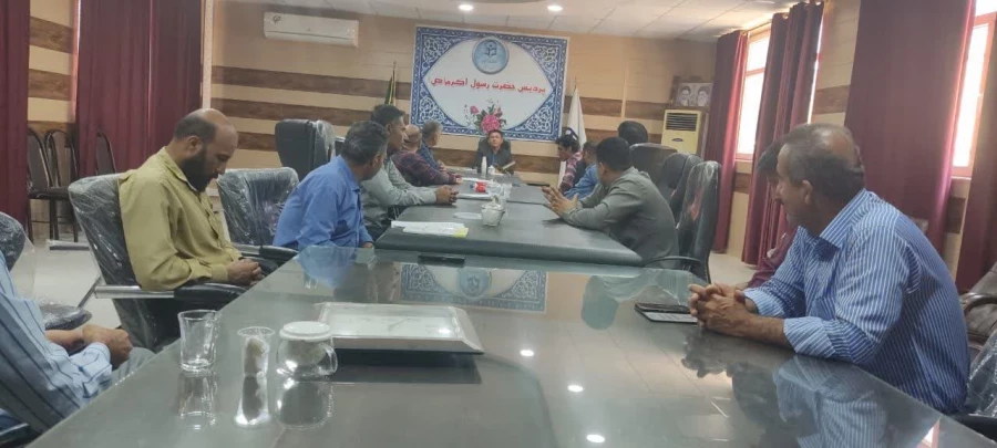 جلسه معاونت پشتیبانی و امور دانشجویی با کارکان خدماتی 3