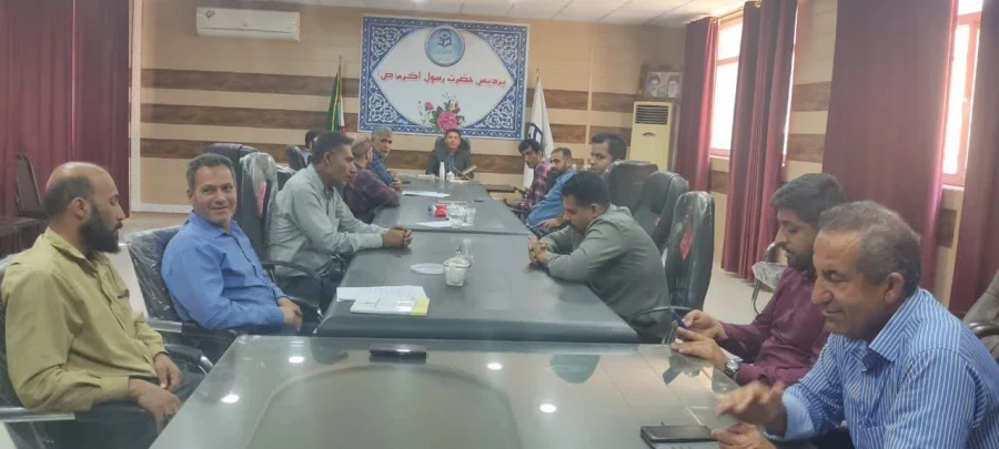 جلسه معاونت پشتیبانی و امور دانشجویی با کارکان خدماتی 4