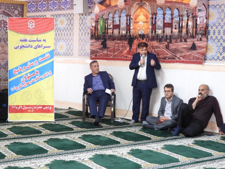 دیدار و گفتگو رئیس دانشگاه فرهنگیان استان خوزستان با دانشجویان  3