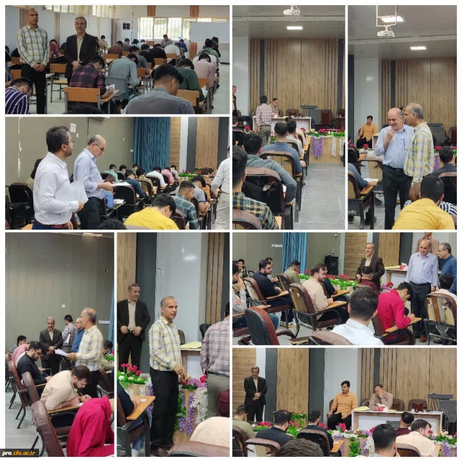 بازدید رئیس امور پردیس های استان خوزستان از  امتحانات نیمسال دوم سال تحصیلی 1403-1402 2