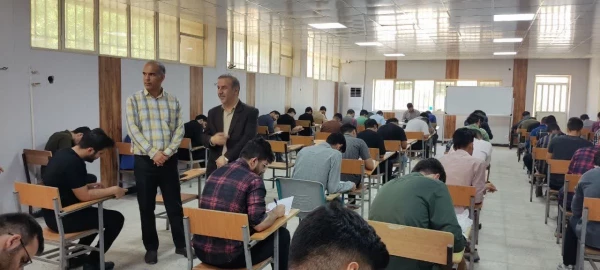 بازدید رئیس امور پردیس های استان خوزستان از  امتحانات نیمسال دوم سال تحصیلی 1403-1402 4