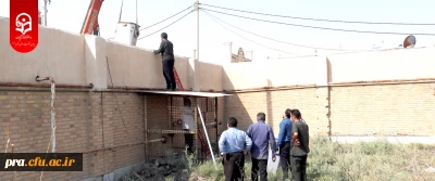 تعویض کنتورگاز پردیس حضرت رسول اکرم(ص) توسط شرکت گاز شهرستان کارون