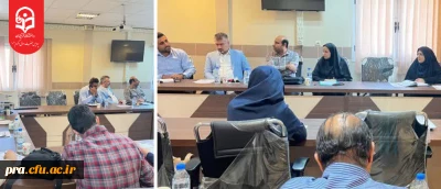 حضور در جلسه خانه مشارکت مردم در سلامت مراکز بهداشت شرق و غرب اهواز