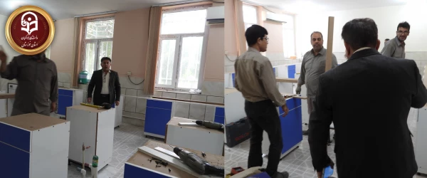 ادامه کار پروژه ساخت آزمایشگاه در پردیس حضرت رسول اکرم(ص) 2