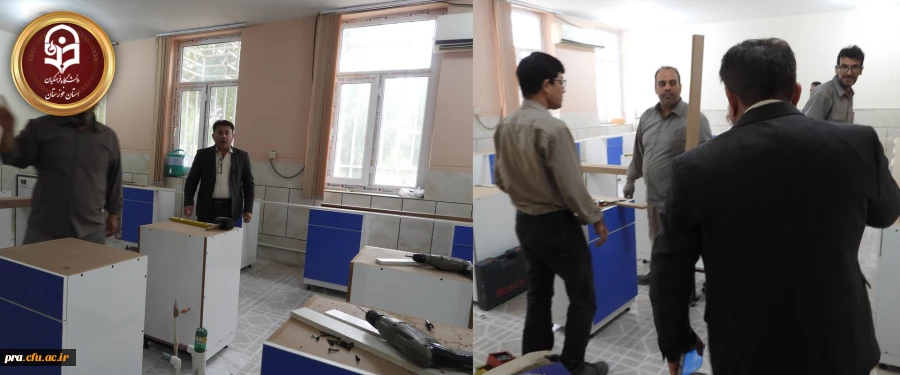 ادامه کار پروژه ساخت آزمایشگاه در پردیس حضرت رسول اکرم(ص) 2