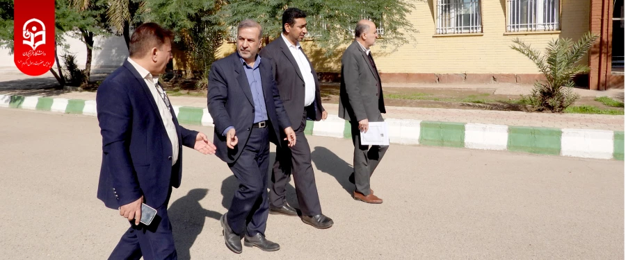 گزارش تصویری بازدید رئیس دانشگاه فرهنگیان خوزستان دکتر صالحی از پردیس حضرت رسول اکرم(ص) 2