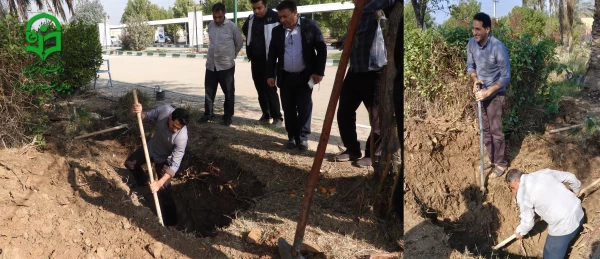 تعویض لوله آب شرب توسط همکاران زحمتکش پردیس حضرت رسول اکرم(ص) 3