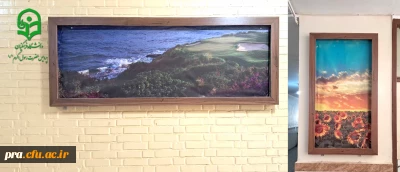 نصب تابلو جهت اطلاع رسانی و زیباسازی در ساختمان آموزشی و خوابگاهی پردیس پردیس حضرت رسول اکرم(ص)