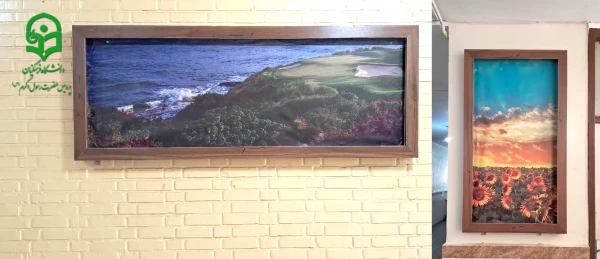 نصب تابلو جهت اطلاع رسانی و زیباسازی در ساختمان آموزشی و خوابگاهی پردیس پردیس حضرت رسول اکرم(ص) 2