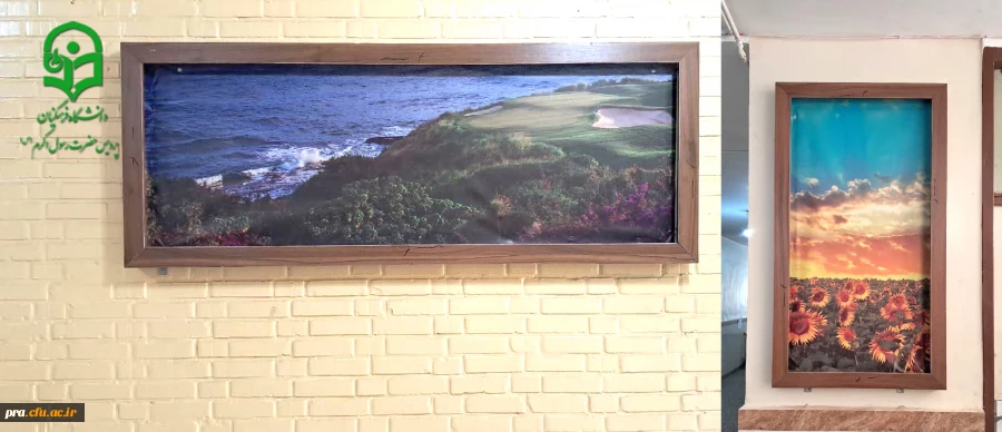 نصب تابلو جهت اطلاع رسانی و زیباسازی در ساختمان آموزشی و خوابگاهی پردیس پردیس حضرت رسول اکرم(ص) 2
