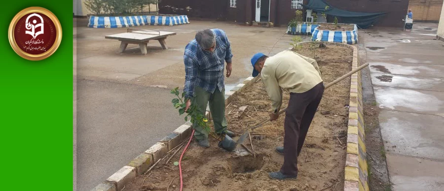 گل کاری در مرکز دکتر حسابی 3